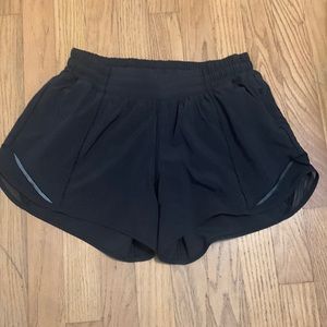 Black Hotty Hot 4inch Shorts (low waisted)